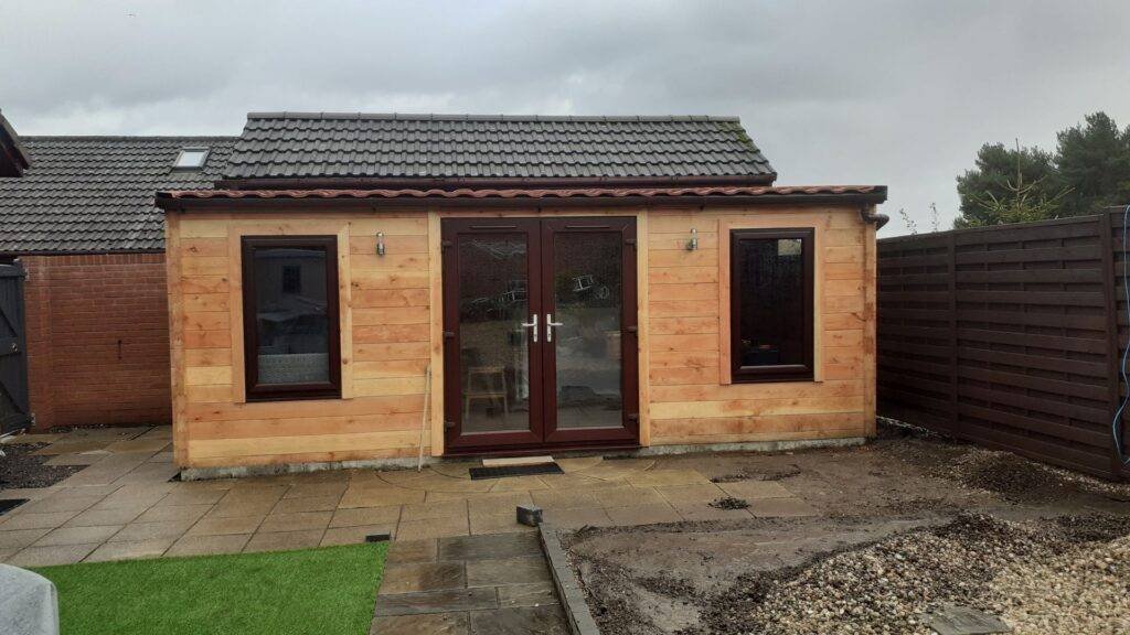 timber home construction